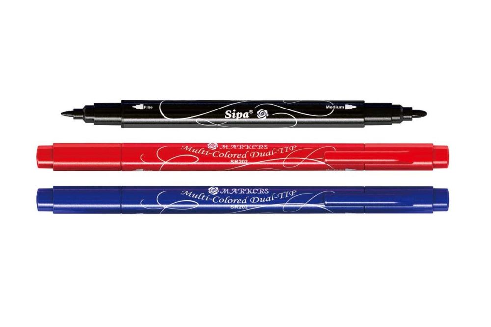 Multi-Colored Dual- Tip Marker